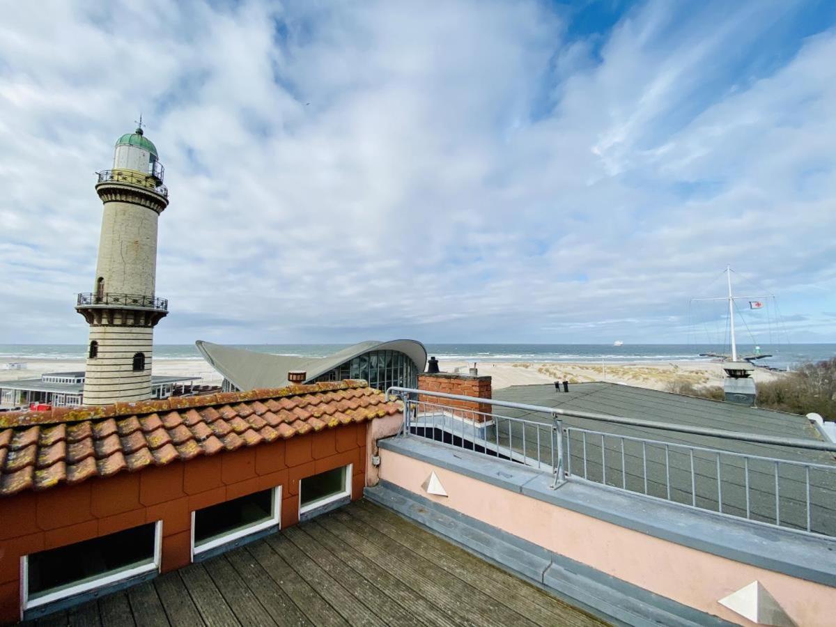 Appartement Sonnendeck, Direkt Am Leuchtturm à Rostock Extérieur photo